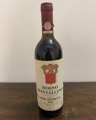 Rosso di Montalcino 1986 Tenuta col d’ Orcia