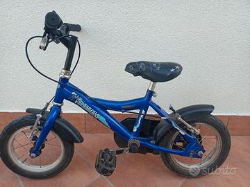 Bicicletta bambino raggio 12" con rotelle