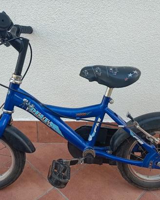 Bicicletta bambino raggio 12" con rotelle