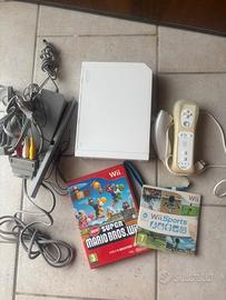 Nintendo Wii console con gioco Super Mario Bros