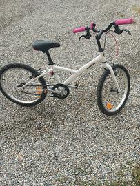 Bici Mountain bike Btwin 20" bambina 6-9 anni