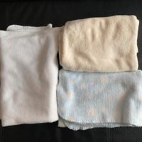 Set copertine pile neonato neonata bambino bambina