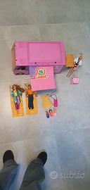 Camper di barbie anni 80 con accessori  e bambole