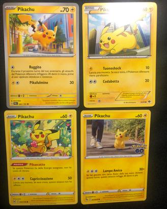 Carte pokemon pikachu