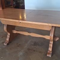 tavolo allungabile in legno massello 