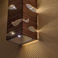 Applique Fatta a mano con legno di bamboo