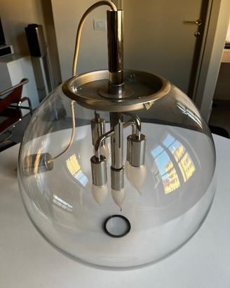lampada sospensione Originale anni 70 Vetro