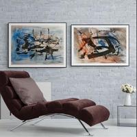 Dipinti astratti moderni quadri originali coppia 