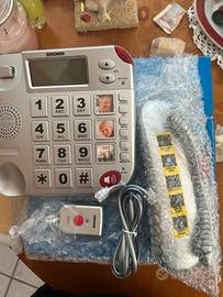 Telefono fisso Brondi con SOS – tasti grandi