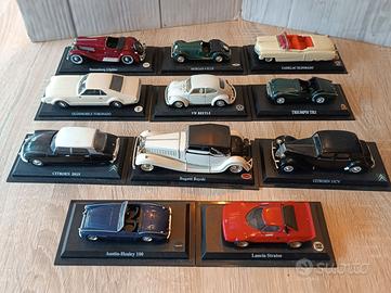 Lotto 11 Modellini Auto d'Epoca / Collezione da Mo