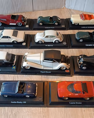 Lotto 11 Modellini Auto d'Epoca / Collezione da Mo