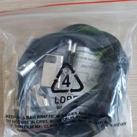 Cavo di sicurezza in acciaio colore nero