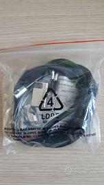 Cavo di sicurezza in acciaio colore nero