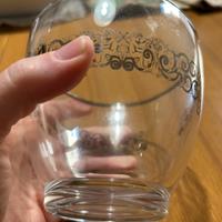 Vaso in vetro decorato Carlo Pignatelli