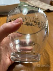 Vaso in vetro decorato Carlo Pignatelli