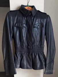 BURBERRY giacca in  vera pelle