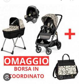 Trio peg Perego graphic gold