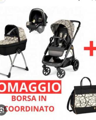 Trio peg Perego graphic gold