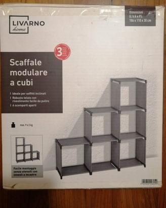 Scaffale multiuso componibile