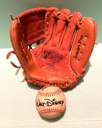 Guanto e palla da baseball Mickey Mouse Disney