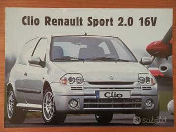 Renault Sport Clio 2.0 16v - depliant - 11/1999