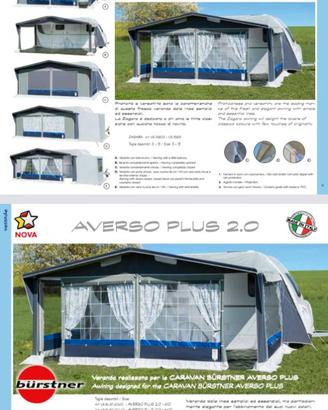 Veranda roulotte nova campeggio mod Zagara
