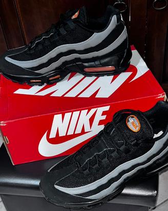 Nike Air Max 95 - Black and Orange Safety