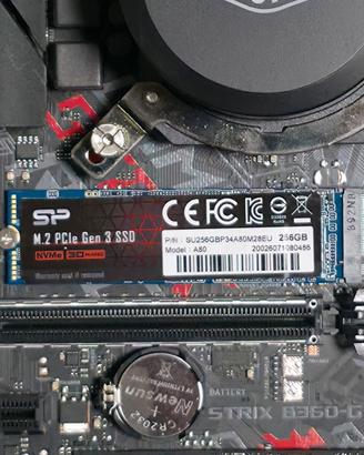 SSD Silicon Power 256GB M.2 NVMe Gen 3x4 3D NAND