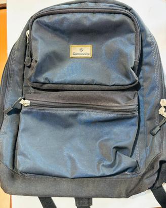 Zaino samsonite nero/blu cangiante