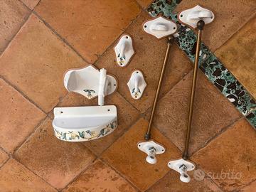 Kit bagno in ceramica artigianale