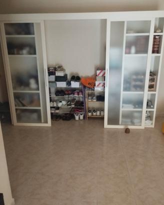 Mobile multifunzionale bianco H 205 cm L 265