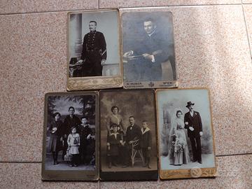 VECCHIE FOTO CARTONATE  1900