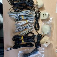 CAVO TELEFONO MODEM ADSL NERO RJ11 CAT  