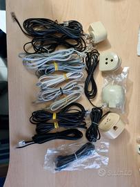 CAVO TELEFONO MODEM ADSL NERO RJ11 CAT  