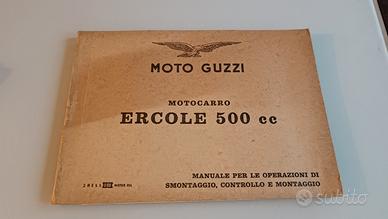 Manuale Moto Guzzi Motocarro Ercole 500 cc