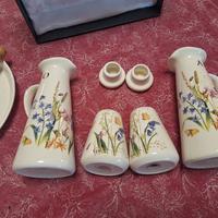  Set Olio, Aceto, Sale e Pepe in Ceramica – Nuovo 