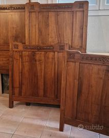 Letto matrimoniale antico