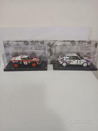 Lotto auto rally 1:24 Lancia Statos + Delta nuove!
