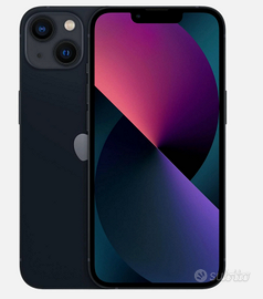 APPLE IPHONE 13 256GB NERO BATTERIA 86% originale