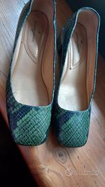 scarpa decolleté in vera pelle giovanni fabiani