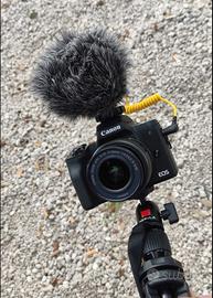 Canon M50 Mark II kit + 50mm + extra accessori