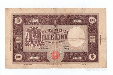Banconota 1000 Lire 1947 Medusa