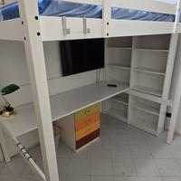 Letto a soppalco IKEA STORÅ bianco