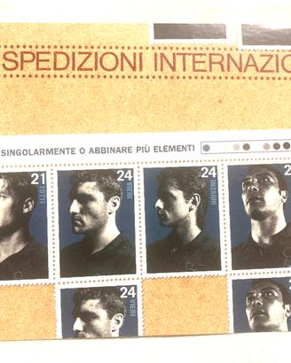 Cartolina Nike - Totti Vieri - Mondiali Francia’98