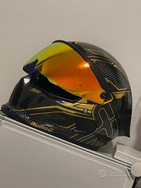 Casco Moto ruroc Atlas 4.0 track Titan gold
