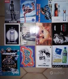 Stock cartoline pubblicitarie vintage anni 90