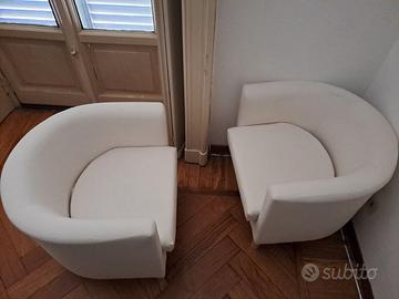 Poltrona bianca compatta IKEA TULLSTA
