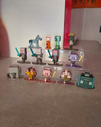 Lotto personaggi minecraft metalfigs x13 