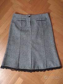 Gonna in Tweed grigia