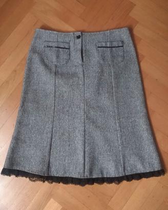 Gonna in Tweed grigia